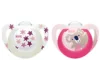 Set 2 suzete din silicon Nuk Star DayNight M3 18-36 luni Koala
