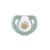 Set 2 suzete din silicon moale Iceberg Green cu capac 0 luni+