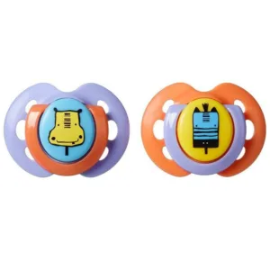 Set 2 suzete ortodontice Tommee Tippee Fun Style Hipo Zebra 0-6 luni