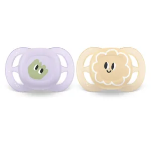 Set 2 suzete silicon Avent Ultra Start 0-2 luni Eyes Girl