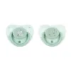 Set 2 suzete silicon Kikka Boo Savanna 6-18 luni Mint