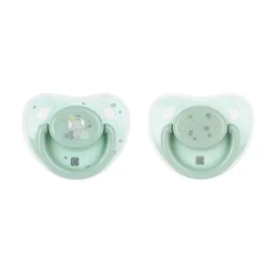 Set 2 suzete silicon Kikka Boo Savanna 6-18 luni Mint