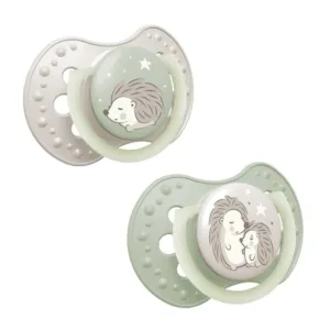 Set 2 suzete silicon Lovi Dynamic Night and Day 6-18 luni