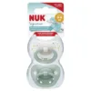 Set 2 suzete silicon NUK Signature 0-6 luni diverse culori