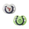 Set 2 suzete silicon ortodontice Tommee Tippee Fun Friends 0-6 luni Green bear