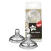 Set 2 tetine 3 picaturi Tommee Tippee Easy Vent Star 6 luni +