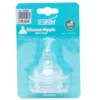 Set 2 tetine U-Grow A-1028M cu gat larg M silicon