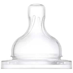 Set 2 tetine din silicon Avent Anti-colic