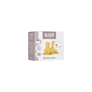 Set 2 tetine pentru biberon Bibs Latex flux lent