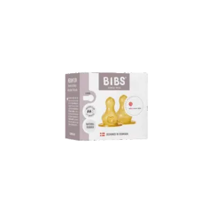 Set 2 tetine pentru biberon Bibs Latex flux mediu
