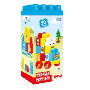 Set 20 de cuburi de constructie Dolu