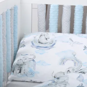 Set 20 de protectii individuale pentru patut copii