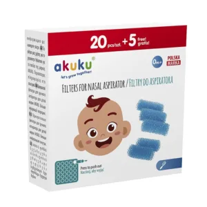 Set 25 filtre de unica folosina pentru aspirator nazal Akuku