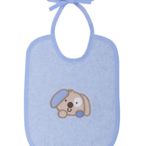 Set 3 Bavete din bumbac cu inchidere prin snur Blue