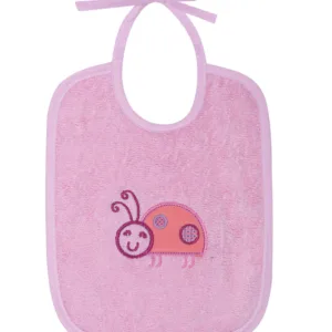Set 3 Bavete din bumbac cu inchidere prin snur Pink