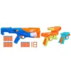 Set 3 Blastere cu 18 proiectile Nerf N Series Gear Up Pack