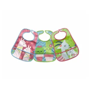 Set 3 bavete Kikka Boo Lama Cactus Goat