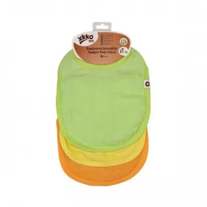 Set 3 bavete din bambus Colours Mix XKKO