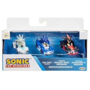 Set 3 figurine cu vehicule din metal