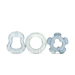 Set 3 jucarii de dentitie Lorelli Baby Care Iceberg Green Cameo Blue