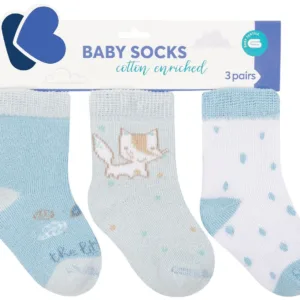 Set 3 perechi sosete termice pentru bebelusi Kikka Boo Little Fox 1-2 ani