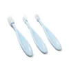 Set 3 periute de dinti Baby Ono pentru bebelusi Bleu