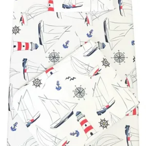 Set 3 piese paturica cu cearsaf si pernuta 140x70 cm La mare
