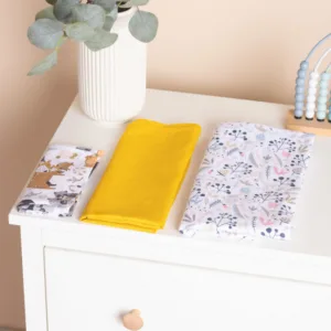 Set 3 piese pentru bebelusi din muselina Sensillo Trio Forest EG-0104 cu paturica