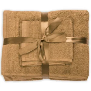 Set 3 prosoape din bumbac bej Somnart pentru fata