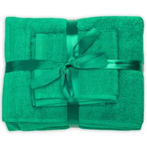 Set 3 prosoape din bumbac verde Somnart pentru fata