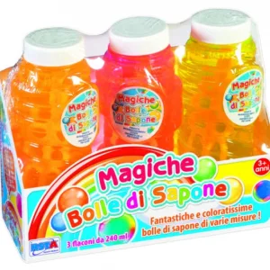 Set 3 recipiente baloane de sapun 240 ml RS Toys