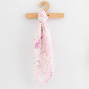 Set 3 scutece New Baby multifunctionale din bumbac 70x80 cm multicolor girl