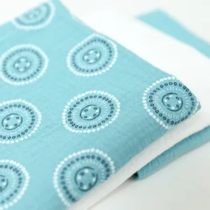 Set 3 scutece de muselina Blue Mandala