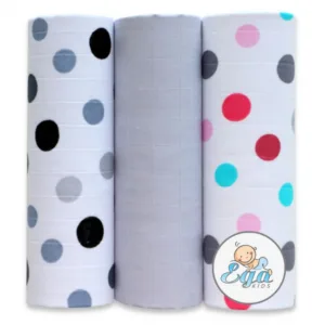 Set 3 scutece din bumbac 60x80 cm model No19
