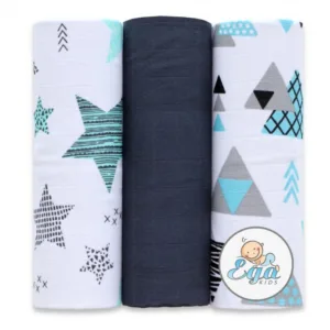 Set 3 scutece din bumbac 60x80 cm model No23