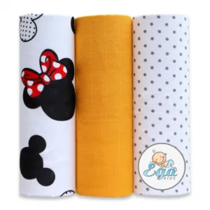 Set 3 scutece din bumbac 60x80 cm model No30