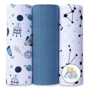 Set 3 scutece din bumbac 60x80 cm model No35