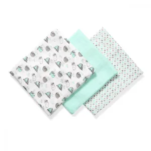 Set 3 scutece din bumbac si bambus Baby Ono Bamboo 04 Verde deschis