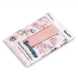 Set 3 scutece din muselina Sensillo Pink 60x80 cm EG-0008