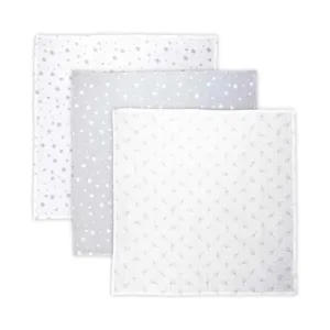 Set 3 scutece muselina Lorelli Nappy 80 x 80 cm Grey Mix