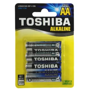 Set 4 baterii alcaline Toshiba