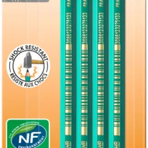 Set 4 creioane cu radiera Grafit Eco Evolution Bic