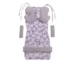 Set 4 in 1 Minky pentru carucior cu salteluta perna 2 protectii centuri si protectie bara protectie Miki