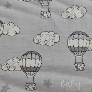 Set 4 lavete din muselina 40x40 cm Kreis Design Baloane