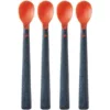 Set 4 linguri termice cu strat antibacterian Tommee Tippee 4 luni +
