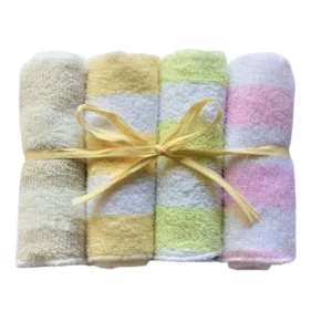 Set 4 mini prosopele multifunctionale 25x25 cm Mix Pink Stripes