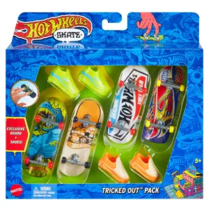 Set 4 mini skateboarduri si 2 perechi pantofi