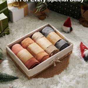 Set 4 museline din bambus si bumbac 120 x 120 cm Swaddle