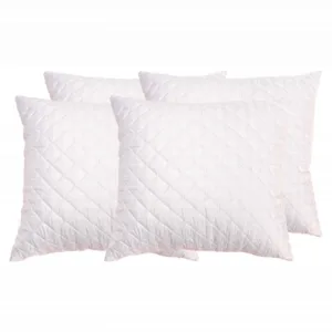 Set 4 perne Somnart matlasate din microfibra cu fibre de carbon 70 x 70 cm