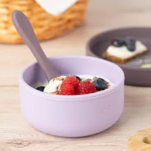 Set 4 piese vesela din silicon pentru copii